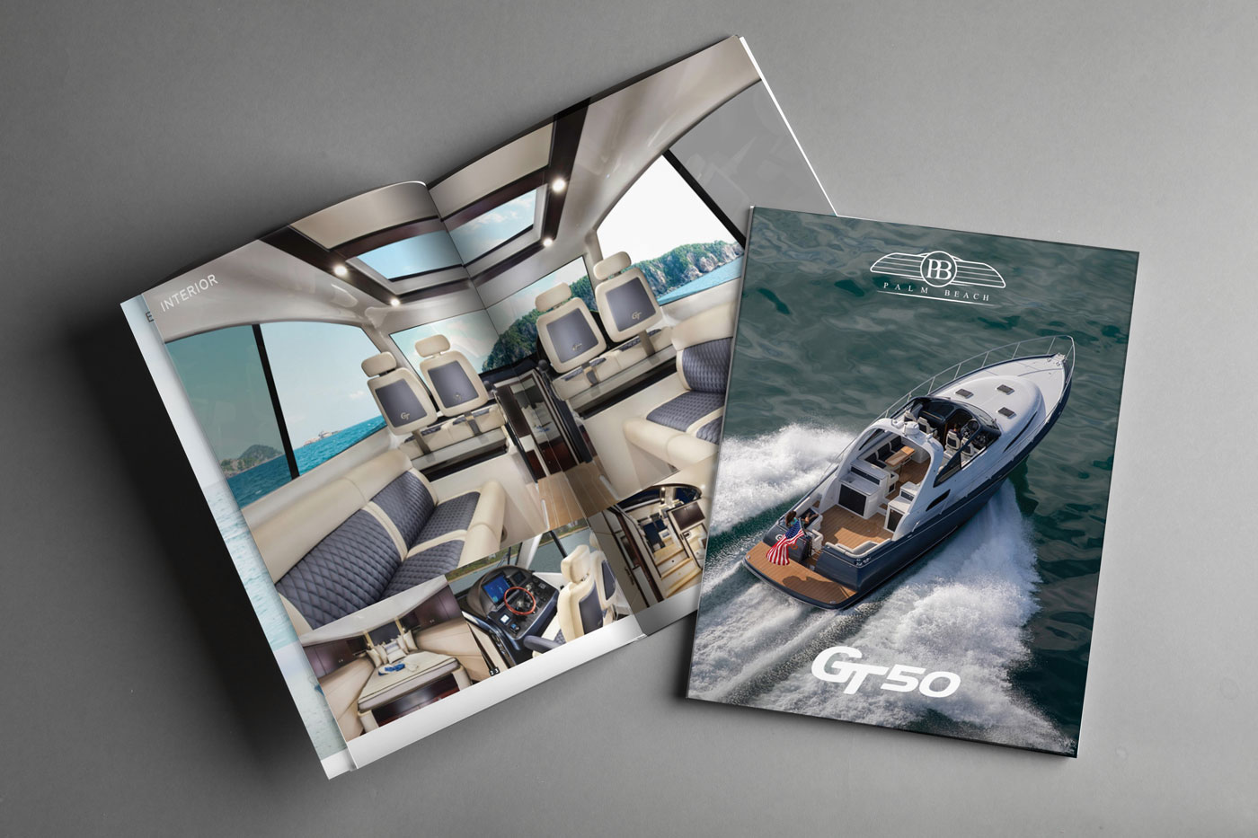 Palm Beach Motor Yachts Marketing Collateral