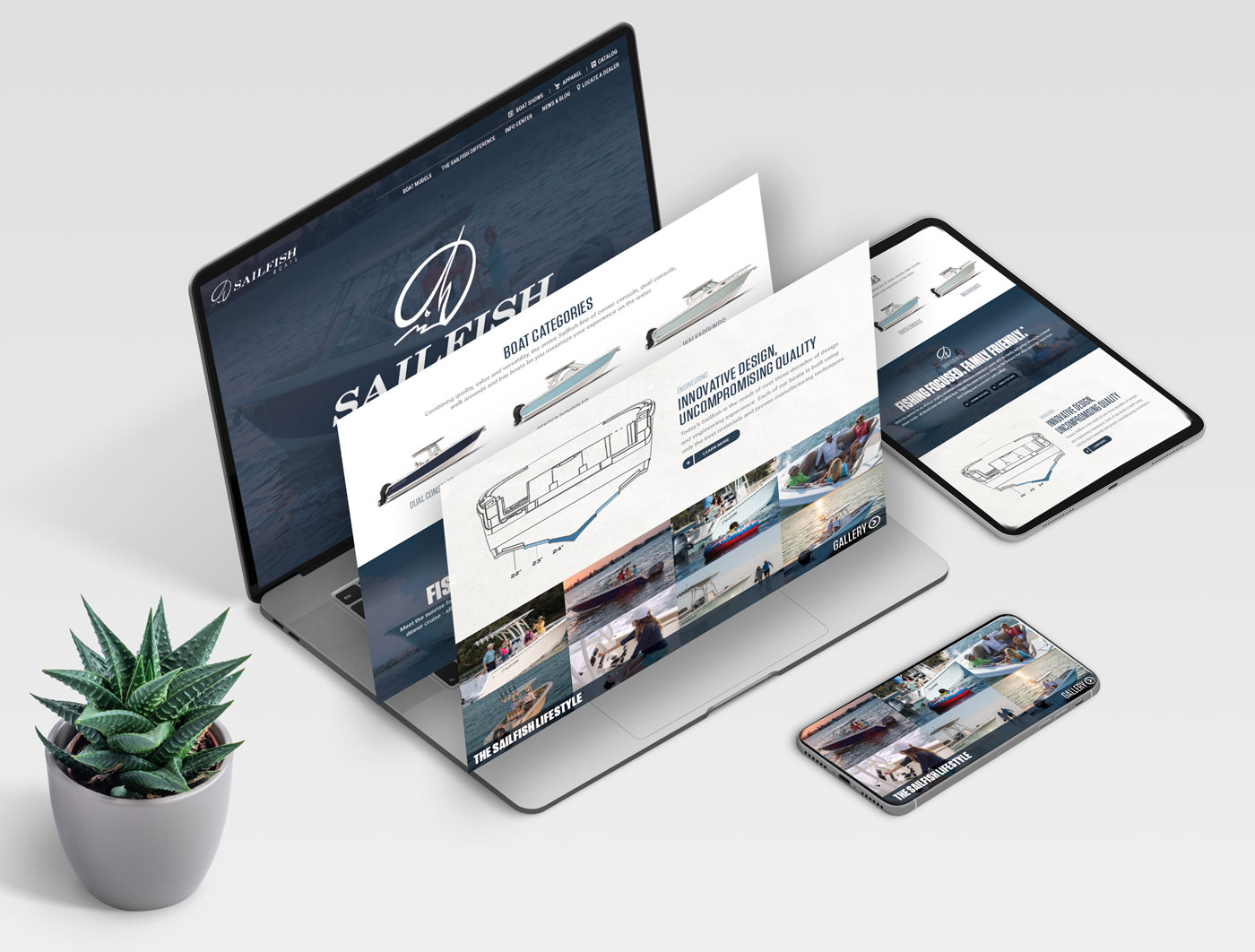 Sailfish Website Design and UX