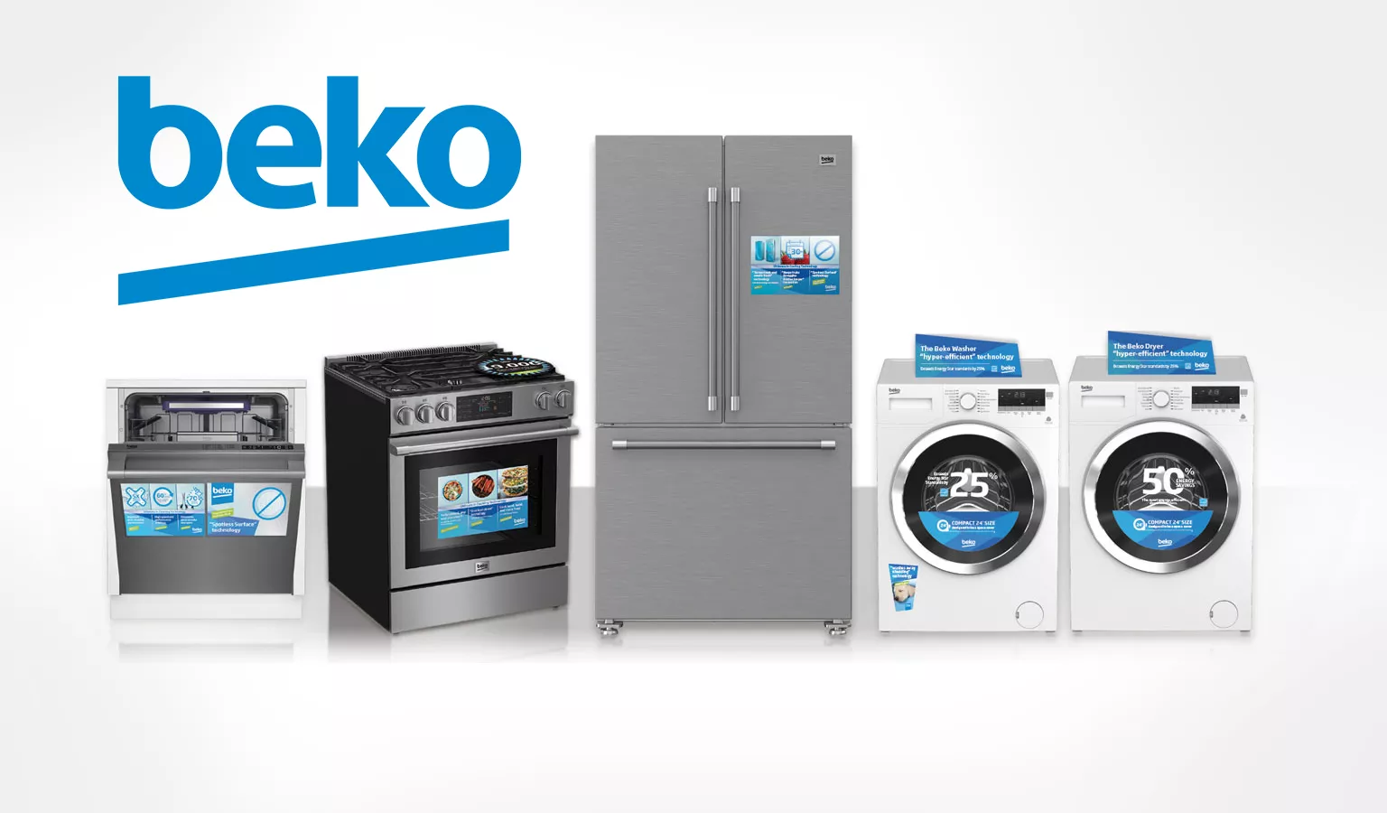 Beko Appliances Point-of-Sale Stickers & Collateral